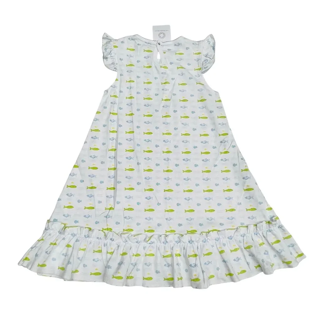 NWT TPP 4T Fish Ruffle Dress